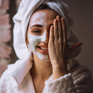 Skincare treatment: rejuvenating facial mask