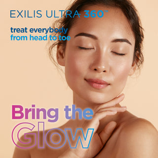 Exilis Ultra 360: woman's glowing skin