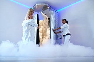 Cryotherapy machine at Leor Clinic