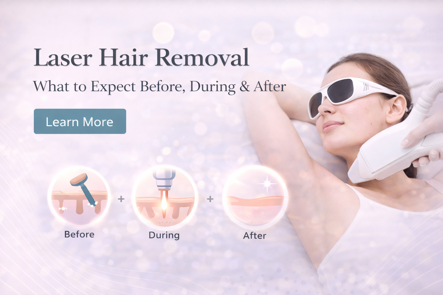 The Ultimate Guide to Laser Hair Removal: What to Expect Before, During & After