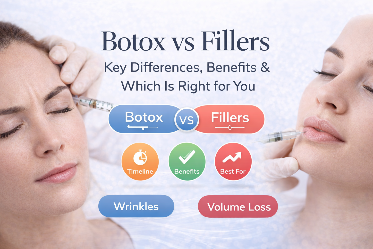 Difference between Botox vs Fillers